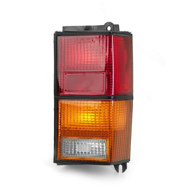 Clear and Red Lens For Cherokee 84-96 Amber Driver Side Tail Light